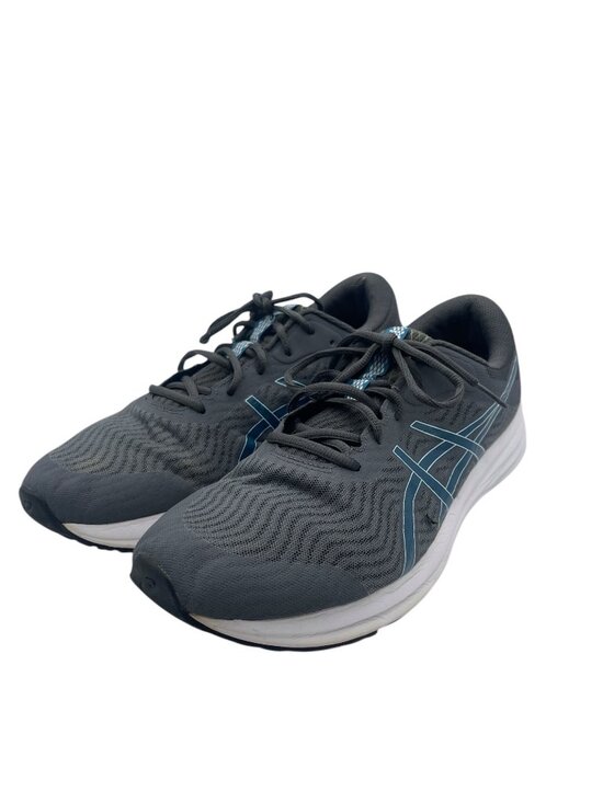 ASICS Men\'s Patriot 12 Running Shoes, 11 Carrier Grey/DEEP SEA Teal main image 7